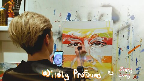 WhoMadeWho Acrylic Painting Live w/ Canadian Abstract Portrait Artist - Jenny Long Pt.1