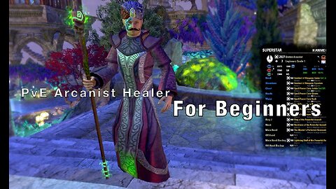 ESO Arcanist Healer PvE Build for Beginners [QuickGuide]