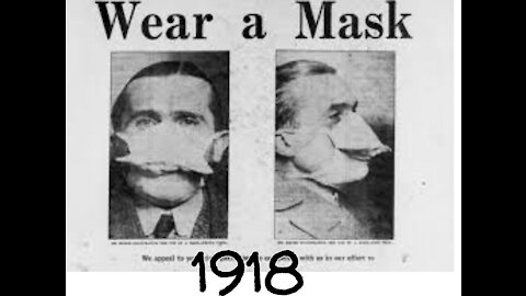WEARING A ,MASK DURING THE 1918 SPANISH FLU PANDEMIC