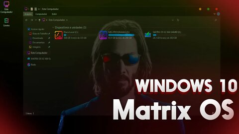 Windows 10 1909 Matrix OS Gamer Lite Edition (versão, x64)