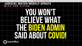 You Won't Believe What the Biden Admin Said about COVID! Why Christians Should Worry about The FBI