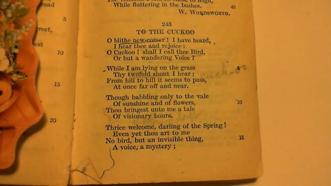 To The Cuckoo - W. Wordsworth