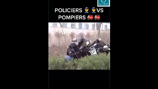 France Police VS firefighters...