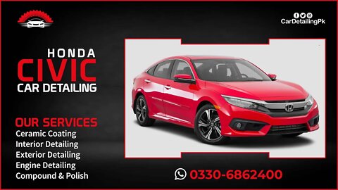 Honda Civic Car Detailing at Home Islamabad | Car Detailing Home Service Islamabad | cardetailing.pk