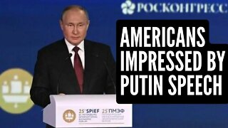 Putin Speech Impresses AMERICANS. Europe Burning WINTER Gas Reserves - Walkie Talkie Report