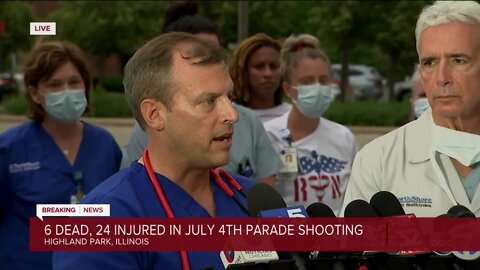 Medical officials provide update on July 4th parade shooting in Highland Park, Illinois