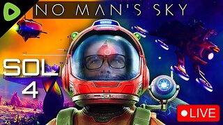 🔴LIVE - No Man's Sky PERMADEATH - Sol 4 - Trying to SURVIVE