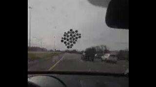 Unknown Orbs seen Over I-271 near Mayfield, Ohio