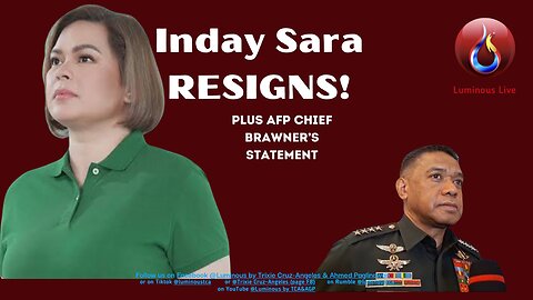 Inday Sara resigns!