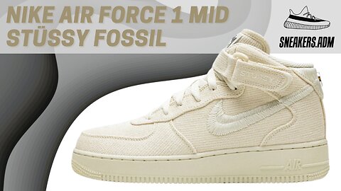 Nike Air Force 1 Mid Stussy Hemp - DJ7841-200 - @SneakersADM