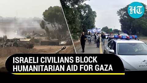 Israeli Forces Vs Israeli Citizens Faceoff Near Gaza Border; Bid To Stop Aid For Palestinians