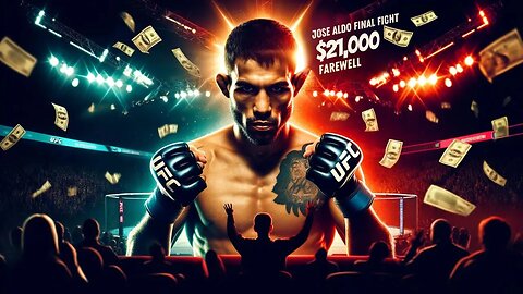 UFC 301: Jose Aldo's Emotional $21K Payout for Final Fight!