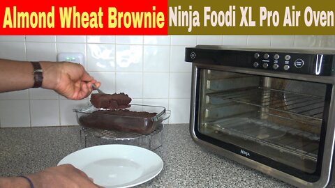 Almond Flour Whole Wheat Brownies, Ninja Foodi XL Pro Air Fry Oven