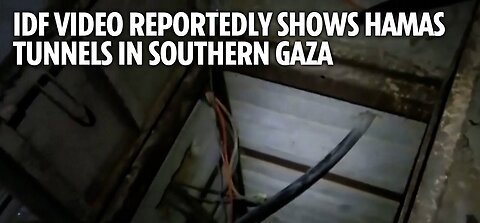Israeli army releases video it says shows Hamas tunnels in Gaza
