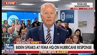 Biden Cracks Jokes, Snaps at Reporter, Talks 'Landfill' at Bizarre Hurricane Idalia Presser