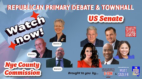 2023 Republican Primary Debate & Townhall Pahrump NV - US Senate and Nye County Commission