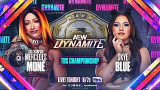 Mercedes Moné vs. Skye Blue - AEW TBS Championship Match! #shorts