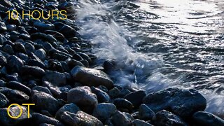 Rhythmic Waves on the Rocks | Ocean Wave Sounds for Relaxation | Studying | Sleeping | 10 HOURS