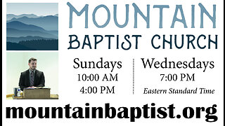 02.22.2023 Luke 2 | Pastor Jason Robinson, Mountain Baptist Church