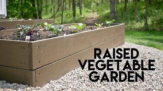 Easy Raised Vegetable Gardens with Irrigation