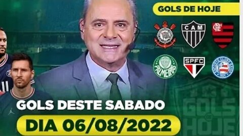 GOLS DE HOJE TODOS OS GOLS DESTE SABADO 06/08/2022 GOLS DO BRASILEIRÃO SÉRIE A GOLS DA RODADA