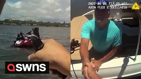 Family hailed for lending BOAT to Florida police to arrest jet ski thief