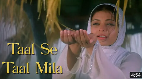 Taal Se Taal Mila - Sawan Ne Aaj To Mujhko Bhigo Diya _ Aishwarya Rai _ Alka_144p