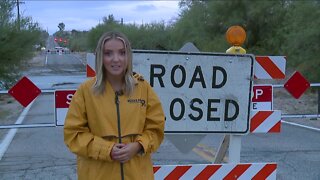 Flash flood in Oro Valley results in road closure