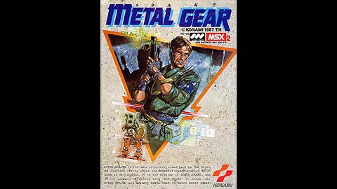 Metal Gear (1987, MSX2, IBM PC, Commodore 64, Nintendo Entertainment System (NES)) Full Playthrough