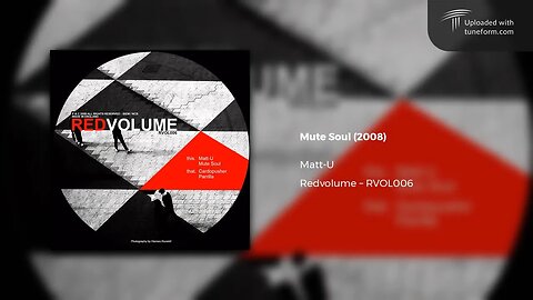 Matt-U - Mute Soul (Redvolume | RVOL006) [Deep Dubstep]