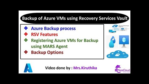 #Azure Cloud Backup of Azure VMs using Recovery Services Vault _ Ekascloud _ English