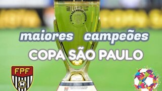 Top 10 dos maiores campeões da Copa São Paulo de Futebol Júnior