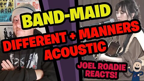 Band-Maid | Different + Manners (Acoustic) - Roadie Reacts