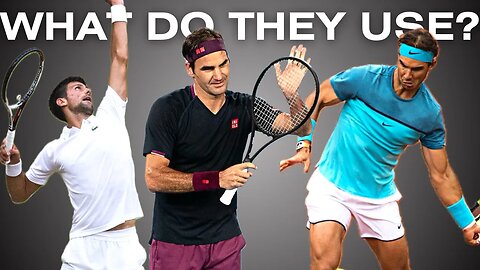 The Big Three‘s tennis rackets revealed