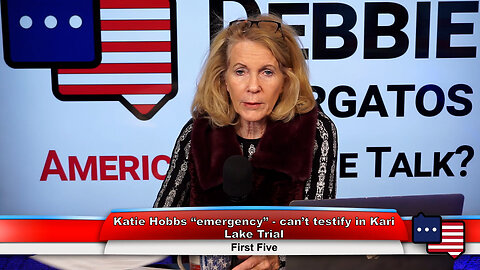 Katie Hobbs “emergency” - can’t testify in Kari Lake Trial | First Five 12.21.22