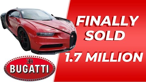 Bugatti Chiron Finally Sold 1.7 Million