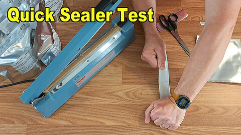 Quick Test for Mylar Bag Heat Sealer