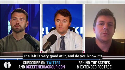 James O'Keefe hosted by Charlie Kirk with Jack Posobiec