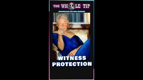 WITNESS PROTECTION II - the Whole Tip Daily epstein, ghislaine maxwell, cabal, great reset #shorts