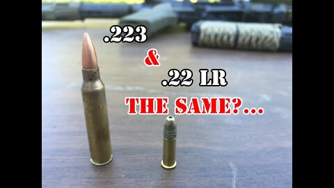 .223 and 22 LR... Both 22's?