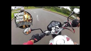 CB 300 SÓ O CANO - Role Monstro !!! BARULHO DA PEGA (versão GTA SA)