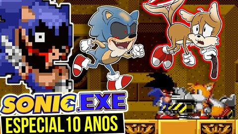 VERDADEIRO ESPECIAL 10 ANOS do SONIC.exe | Ten Years Chasing Tails - Rk Play