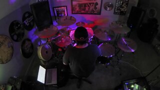 Alone again, Dokken Drum Cover By Dan Sharp