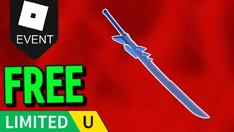How To Get Blue Anime Back Sword (ROBLOX FREE LIMITED UGC ITEM)