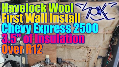 How to install Havelock wool in your Chevy Express Van!