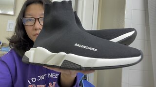 This is a pair FAKE balenciaga shoes . How you think about it?