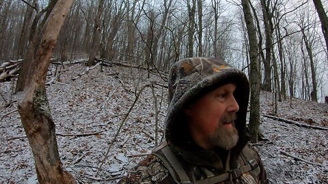 Locating Turkeys for Opening Day! After a Spring Snow!