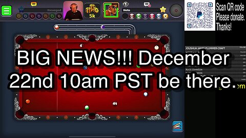 BIG ANNOUNCEMENT!!! December 22nd 10am PST be there.