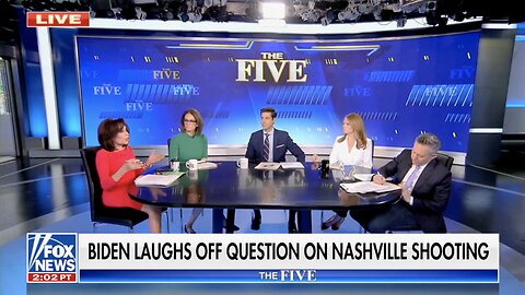 Biden Laughs Off Nashville Shooting