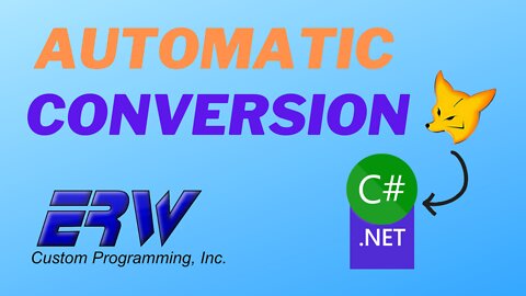 Automatic Conversion of Visual FoxPro Screens to .NET Screens